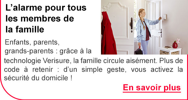 L’alarme pour tous les membres de la famille