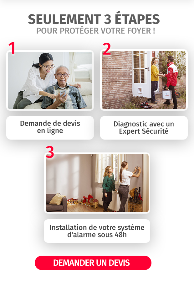 Seulement 3 étapes pour protéger votre foyer