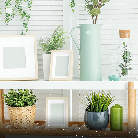 Pour une décoration verte