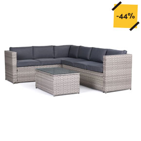 Salon de jardin en résine 'Gene' - 5 places