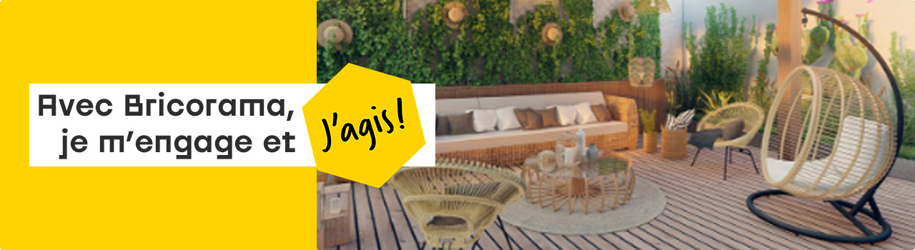 Avec Bricorama,je m'engage et j'agis