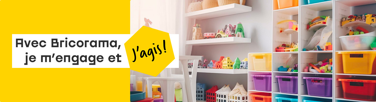 Avec Bricorama,je m'engage et j'agis