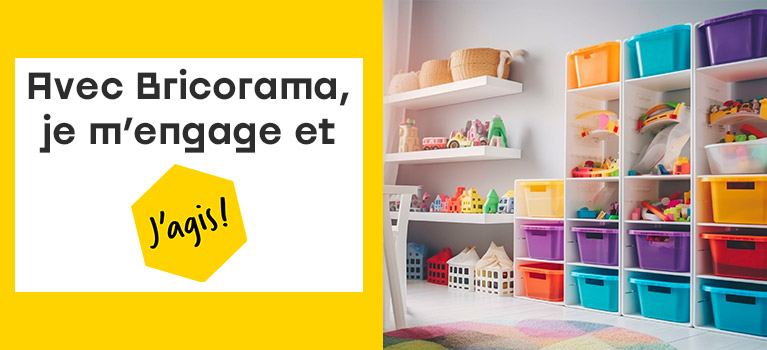 Avec Bricorama,je m'engage et j'agis