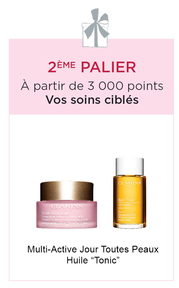 Plus vous cumulez de points, plus vous êtes gâtés