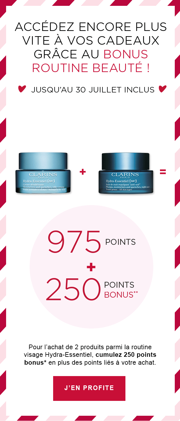 Votre bonus routine beauté